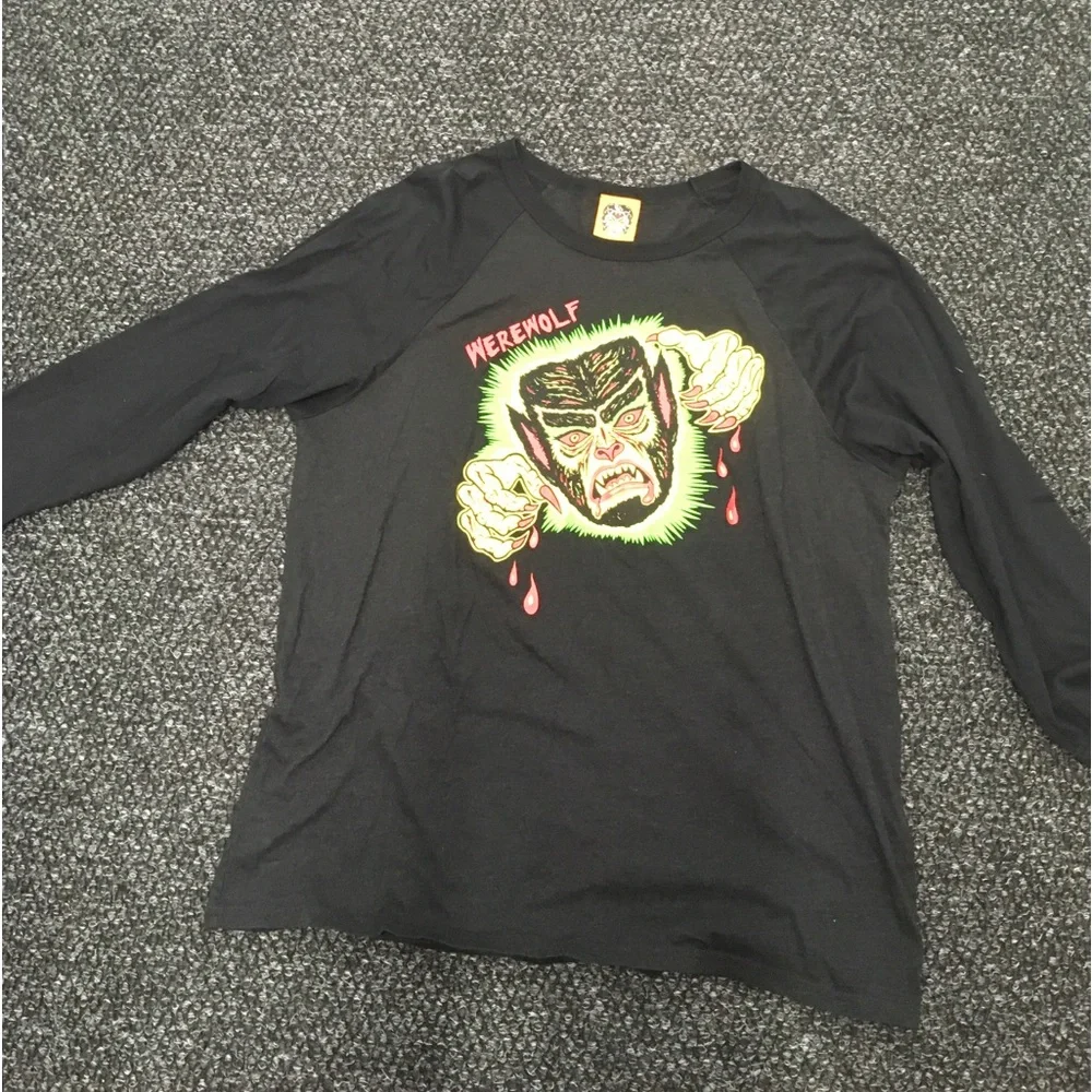 Ben Cooper Werewolf baseball tee by Micheline Pitt - Picture 2 of 4